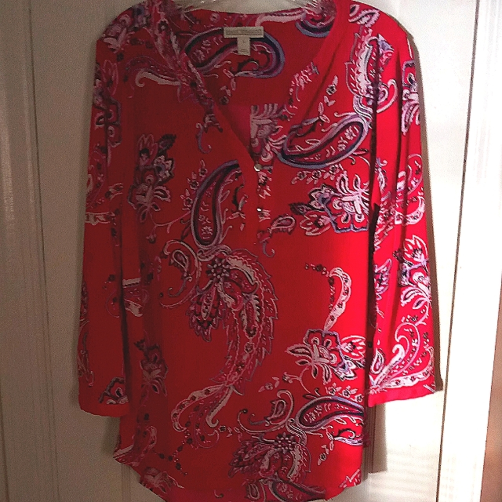 Dana Buchman large blouse